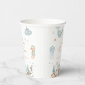 Unter dem Meer Geburtstag Pappbecher (Rechts)