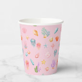 Unter dem Meer Geburtstag Pappbecher (Links)