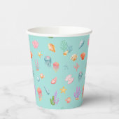 Unter dem Meer Geburtstag Pappbecher (Links)