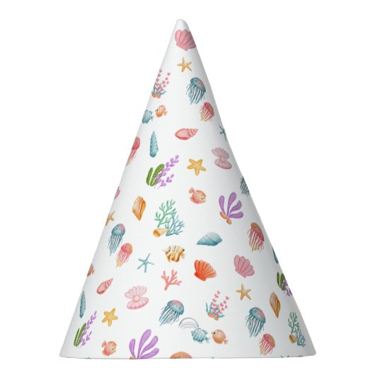 Unter dem Meer Geburtstag Partyhütchen (Rechts)