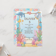 Unter dem Meer Geburtstagseinladung, Oliver 4. 