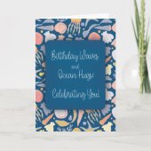 Unter dem Meer Geburtstagsgrüße Karte (Vorderseite)