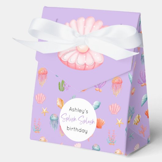 Unter dem Meer Geburtstagskisten Geschenkschachtel (Vorderseite)