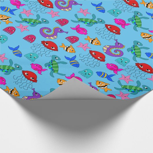 Unter dem Meer Geschenkpapier (Ecke)