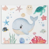 Unter dem Meer Geschenkpapier (Flach)