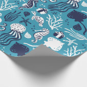 Unter dem Meer Geschenkpapier (Ecke)
