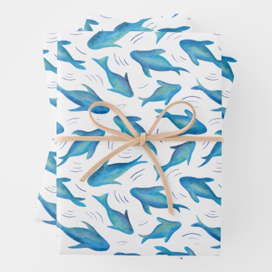 Unter dem Meer Geschenkpapier Set (Beispiel)