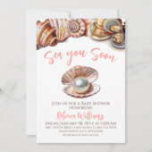 Unter dem Meer gibt es bald eine Perlendusche Einladung (Vorderseite)