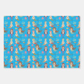 Unter dem Meer glückliche Meerjungfrau tut, was di Geschenkpapier Set (Vorderseite 2)