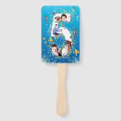 Unter dem Meer große 5. Geburtstagsfoto Collage Fächer (Vorderseite)