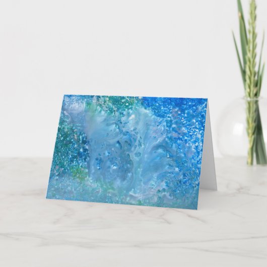 Unter dem Meer Grußkarte von Iris Grace Dankeskarte (Vorderseite)