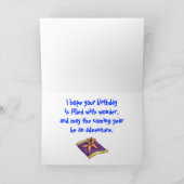 Unter dem Meer Happy Birthday Card Karte (Innenseite)