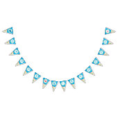 Unter dem Meer Happy Birthday Party Wimpelkette (Alle)