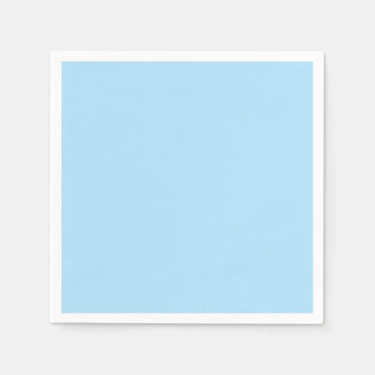 Unter dem Meer Hellblaue Papiertücher Modern Serviette (Vorderseite)