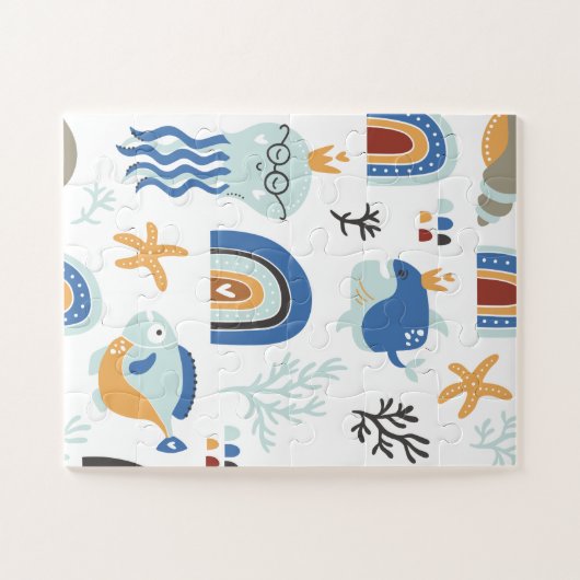 Unter dem Meer Jigsaw-Puzzle Puzzle (Horizontal)