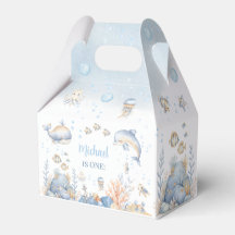 Unter dem Meer Junge 1. Geburtstags-Geschenkbox