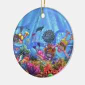 Unter dem Meer Keramik Ornament (Links)