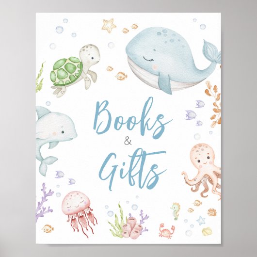 Unter dem Meer Kinderdusche Bücher und Geschenke Poster (Vorne)