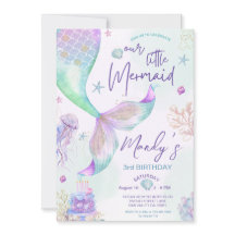 Unter dem Meer Lila Aquamarine Meerjungfrau Geburt