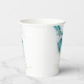 Unter dem Meer Meerjungfrau Kinderdusche Pappbecher (Rechts)