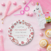 Unter dem Meer Mermaid Babydusche Pappteller (Party)
