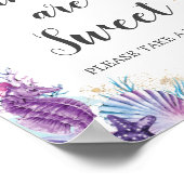 Unter dem Meer Mermaids sind Süße Nehmen Sie eine Poster (Ecke)