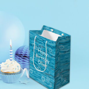Unter dem Meer mit Delphinen Geburtstagsparty Mittlere Geschenktüte