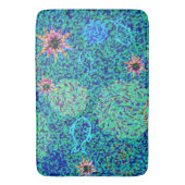 Unter dem Meer Mosaikfisch Sterne Badematte (Vorderseite Vertikal)