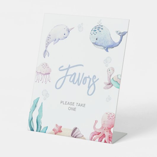 Unter dem Meer Nautische Duschfavoriten Sockelschild (Vorderseite)