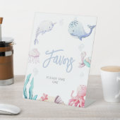 Unter dem Meer Nautische Duschfavoriten Sockelschild (In SItu)