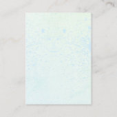 Unter dem Meer neutrale Bücher für Babydusche Begleitkarte (Rückseite)