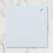 Unter dem Meer! Niedlich Blue Boy Baby Dusche Geschenkanhänger (Rückseite)