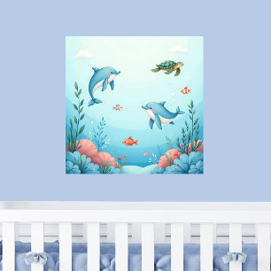 Unter dem Meer Niedliche Kinder Poster