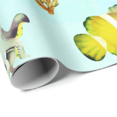 Unter dem Meer Niedliche Kreaturen Geschenkpapier (Rolleneckpunkt)