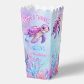 Unter dem Meer niedliche Schildkröte rosa lila Geb Geschenkschachtel (Vorderseite)