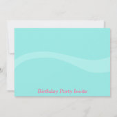 Unter dem Meer niedliches Einladung (Rückseite)