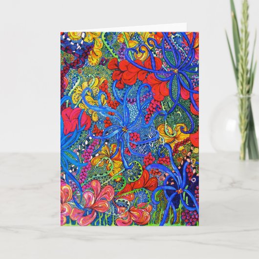 Unter dem Meer Notecard Karte (Vorderseite)