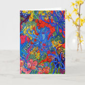 Unter dem Meer Notecard Karte (Gelbe Blume)