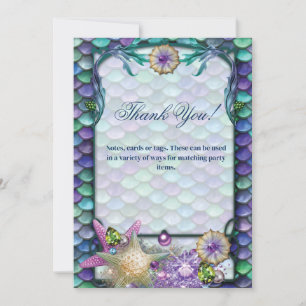 Unter dem Meer Notizkarte Einladung