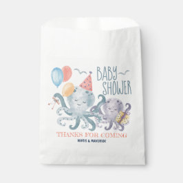 Unter dem Meer Octopus Babydusche Vielen Dank Geschenktütchen