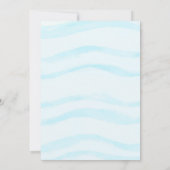 Unter dem Meer Orca Geburtstag Einladung (Rückseite)