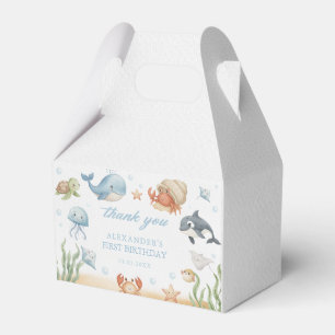 Unter dem Meer Ozean-Tiere Geburtstags-Geschenkbox Geschenkschachtel