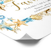 Unter dem Meer Party & Geschenke Schild (Ecke)