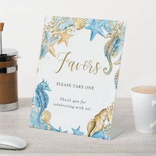 Unter dem Meer Party & Geschenke Sockelschild