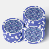 Unter dem Meer Pokerchips (Stapel)