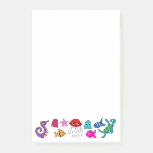 Unter dem Meer Post-it Klebezettel (Vorderseite)