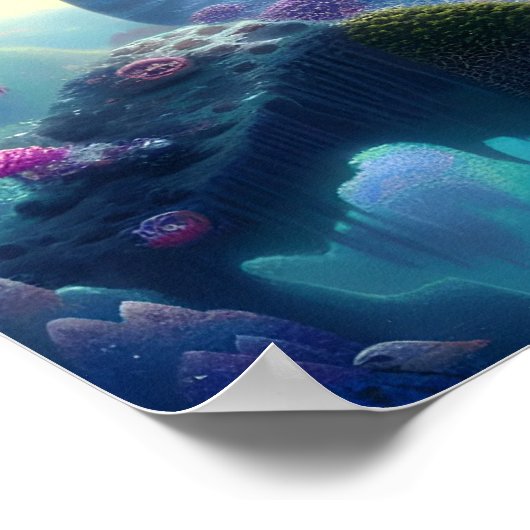 Unter dem Meer Poster (Ecke)