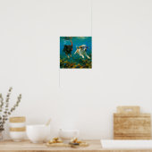 "Unter dem Meer" Poster (Küche)