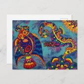 Unter dem Meer Postkarte (Vorne/Hinten)