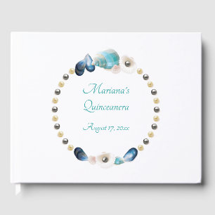 Unter dem Meer Quinceanera Party Aquamarin Blue Se Gästebuch